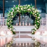 Unique Wedding Floral Arch